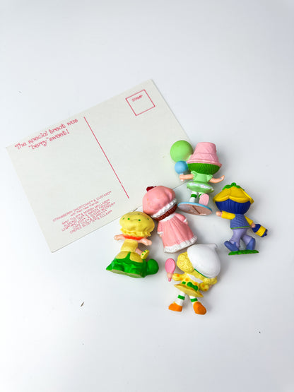 1980s Kenner Strawberry Shortcake Miniature Mini PVC Figures Starter Lot #5