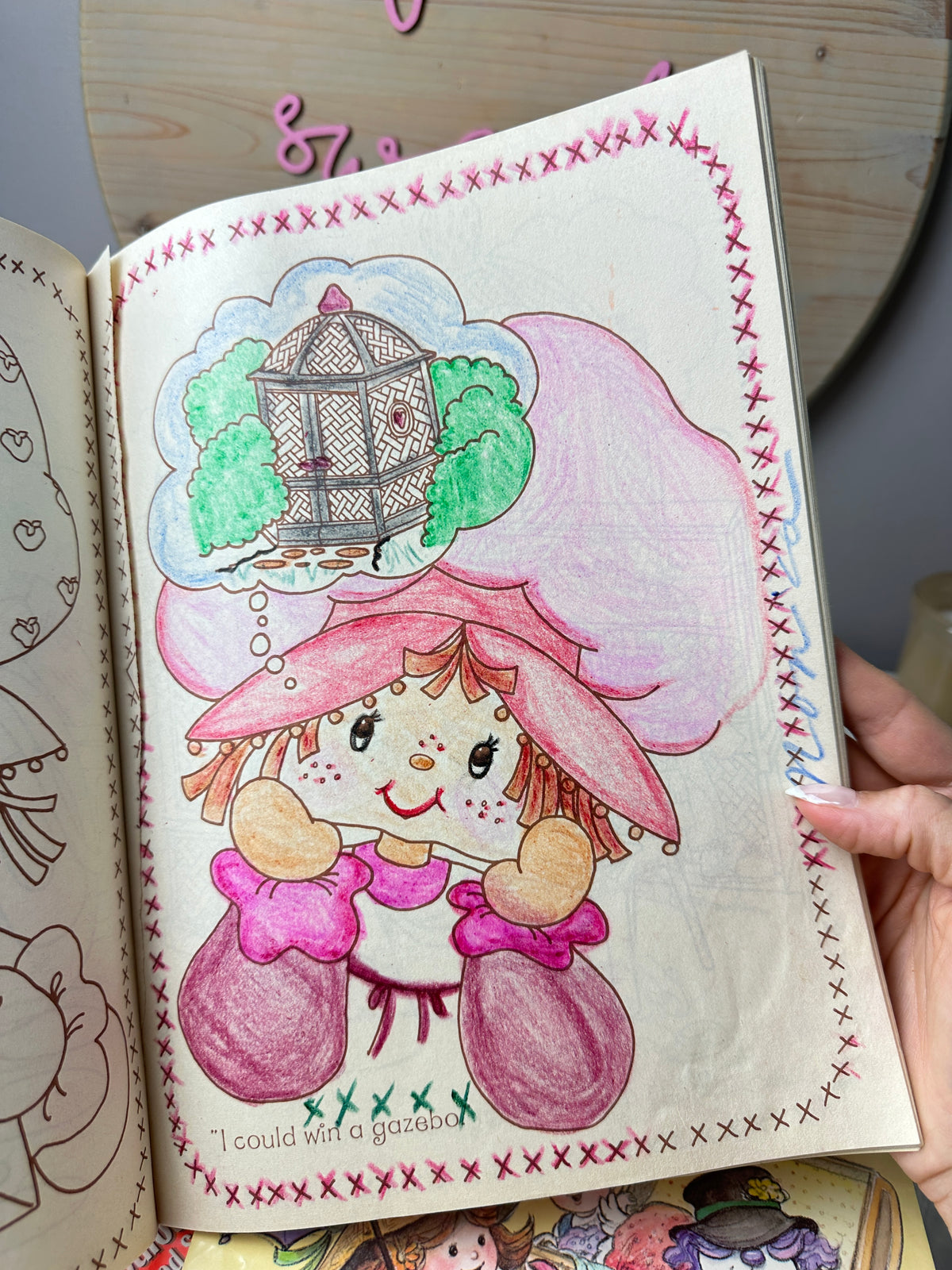 1980s AGC Strawberry Shortcake Coloring Book [Used]