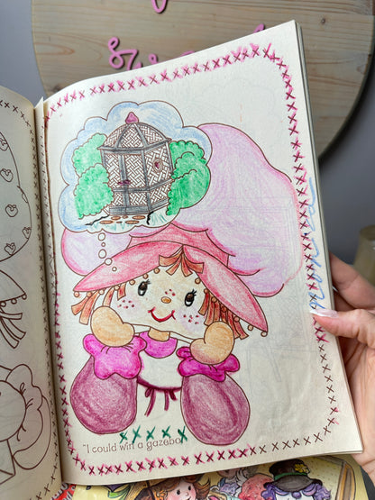 1980s AGC Strawberry Shortcake Coloring Book [Used]