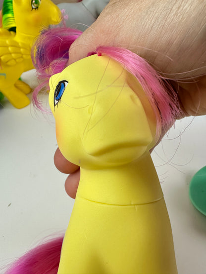 1980s Hasbro My Little Pony Big Brother Tex with Accessories