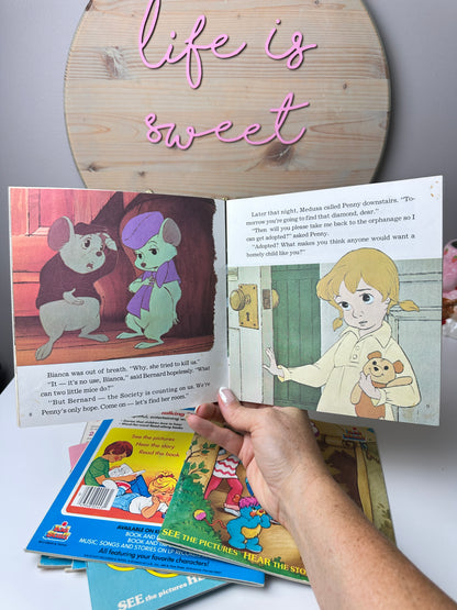 1980s Cartoon Books - Popples, My Little Pony, Poochie, & More (Missing Records & Tapes)