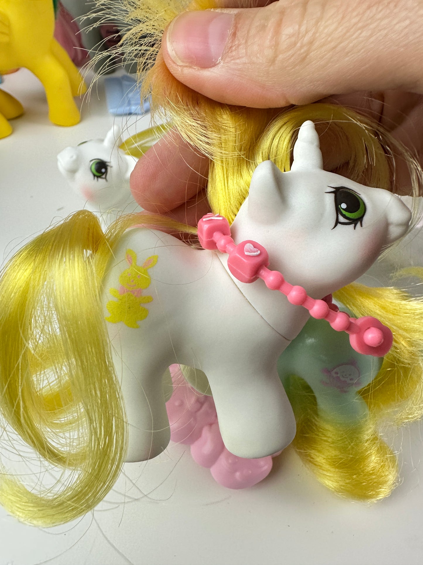 1980s Hasbro My Little Pony Newborn Twins Ponies [FLAWED]