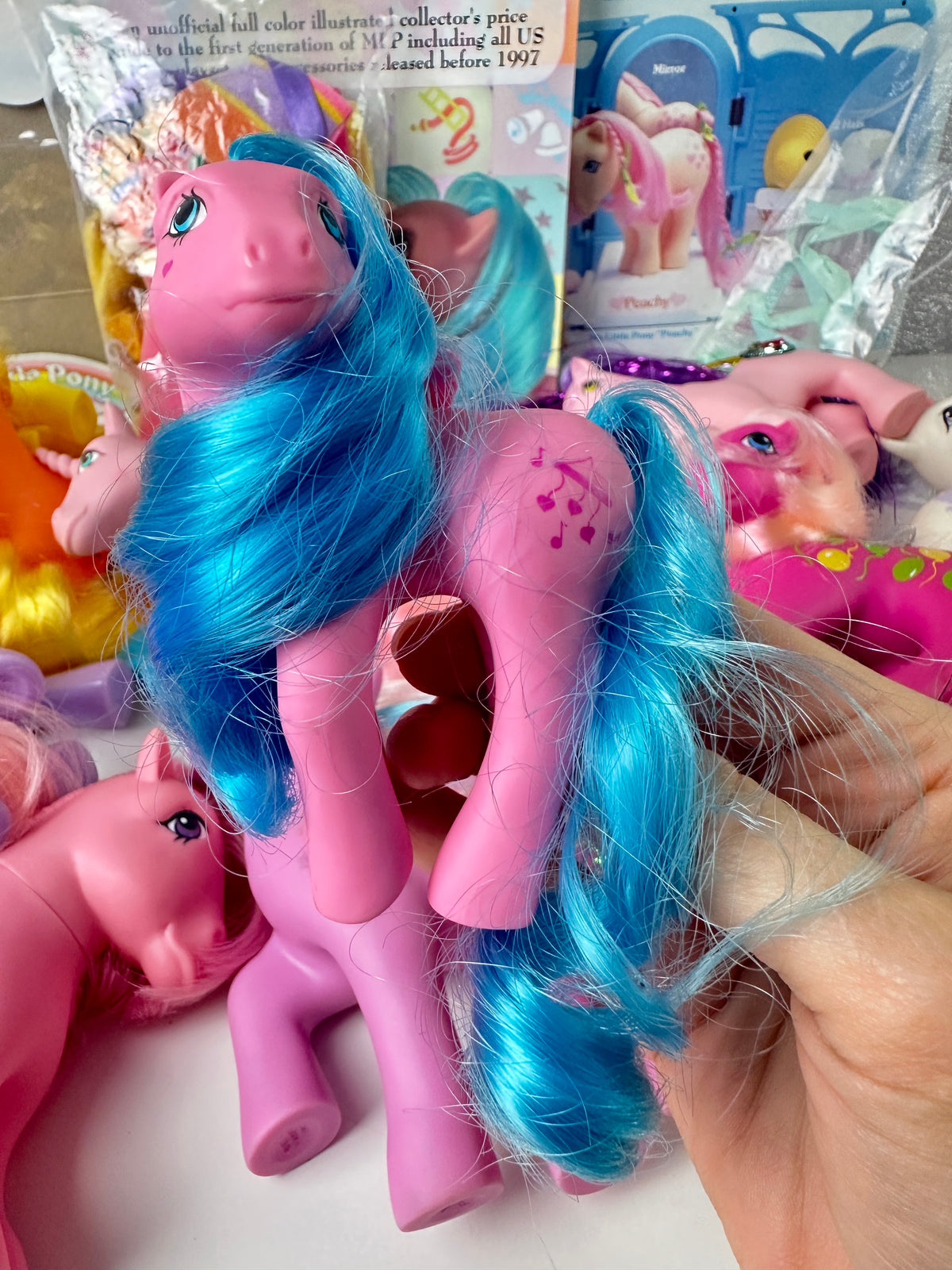 1980s G1 My Little Pony Lot with Accessories & Guide *Berry Vault*