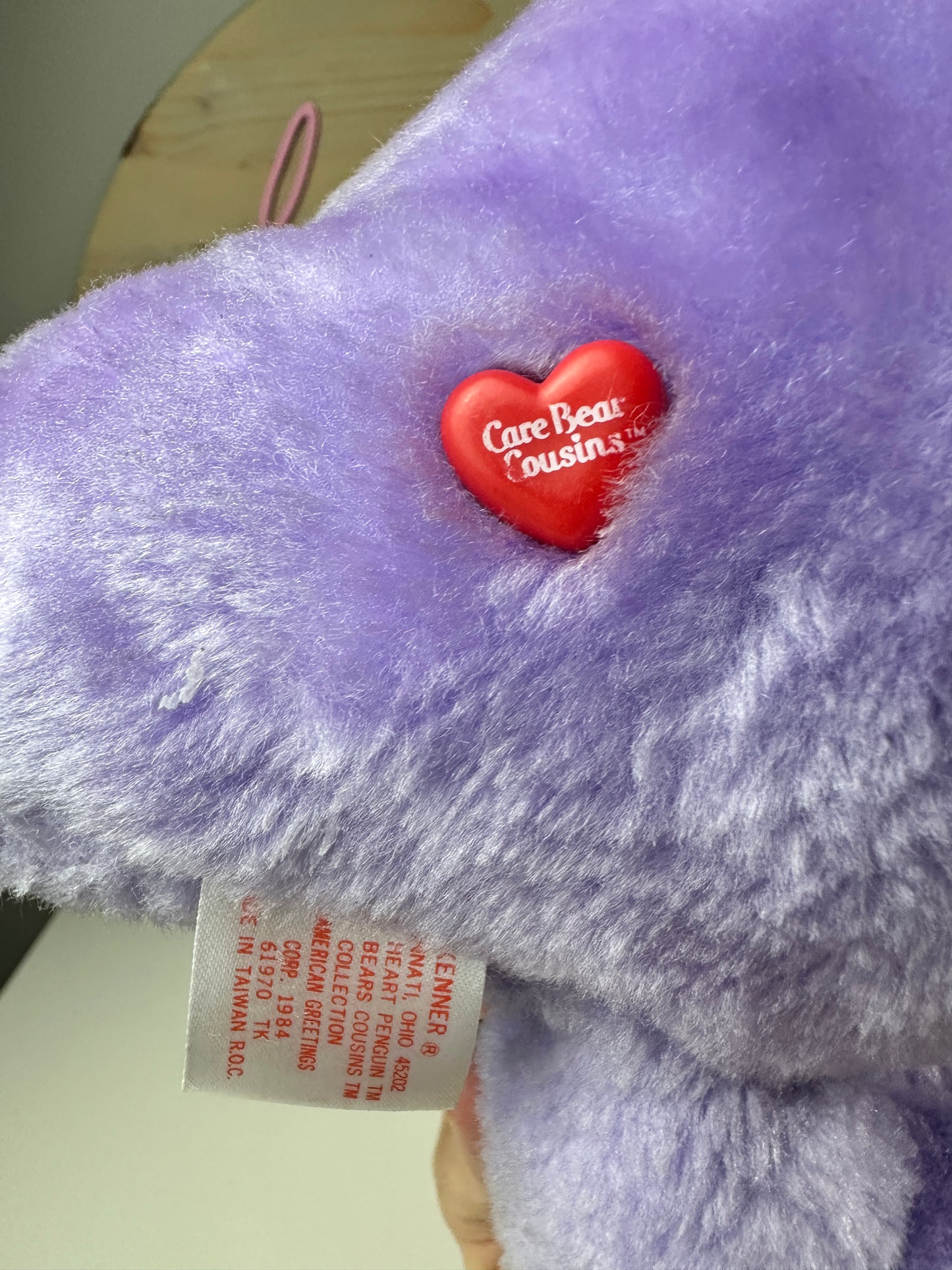 1983 Kenner Care Bears Cousins Cozyheart Penguin Plush