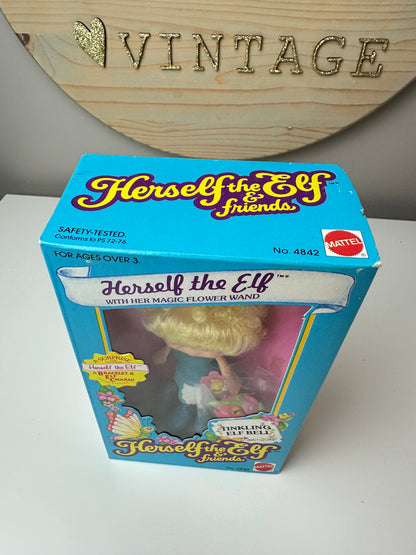 1982 Mattel Herself the Elf Doll Factory Sealed NRFB