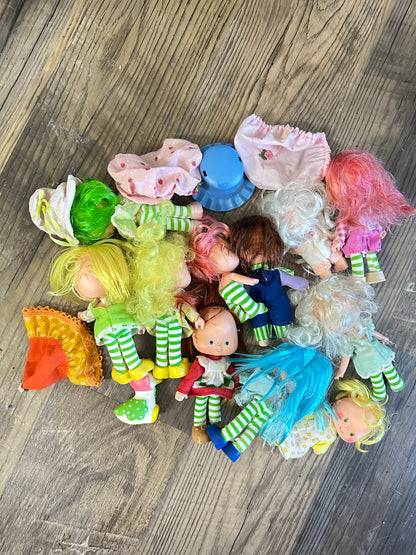 1980s Kenner Strawberry Shortcake Damaged Doll Lot
