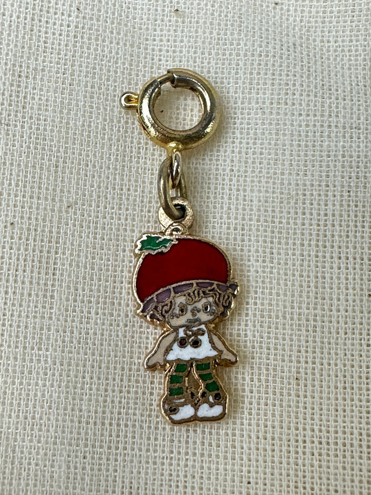 1980s Kenner Strawberry Shortcake Mail-In Promotional Charm [Cherry Cuddler]
