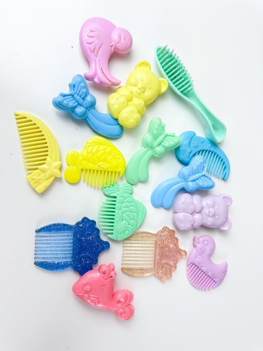 1980s Hasbro My Little Pony G1 Comb & Brush Lot