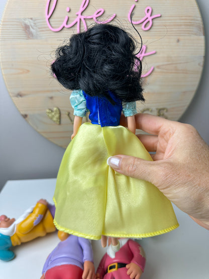 1990s Disney Snow White and Dwarves Dolls