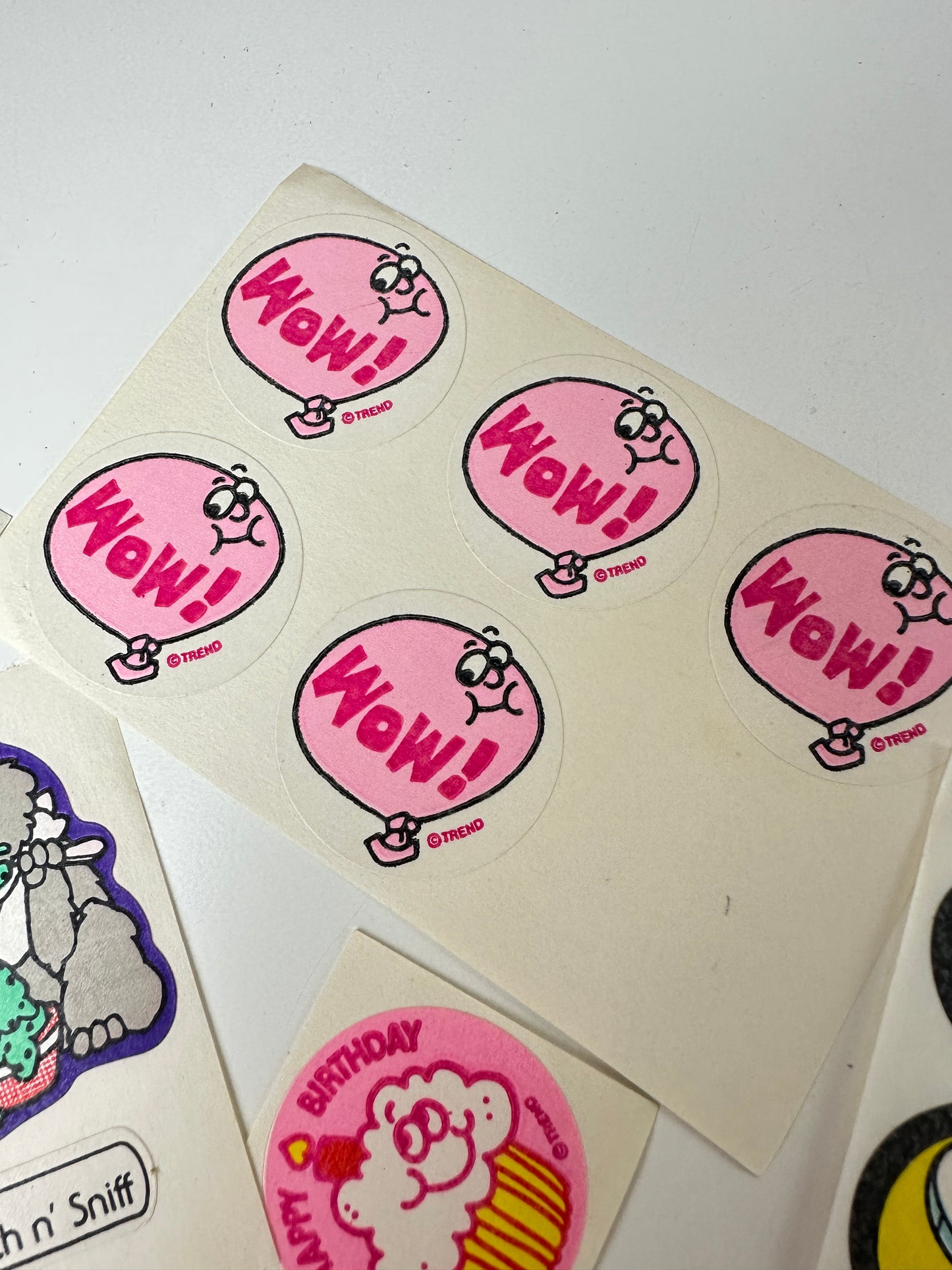 1980s Trend Scratch 'n Sniff Sticker Lot
