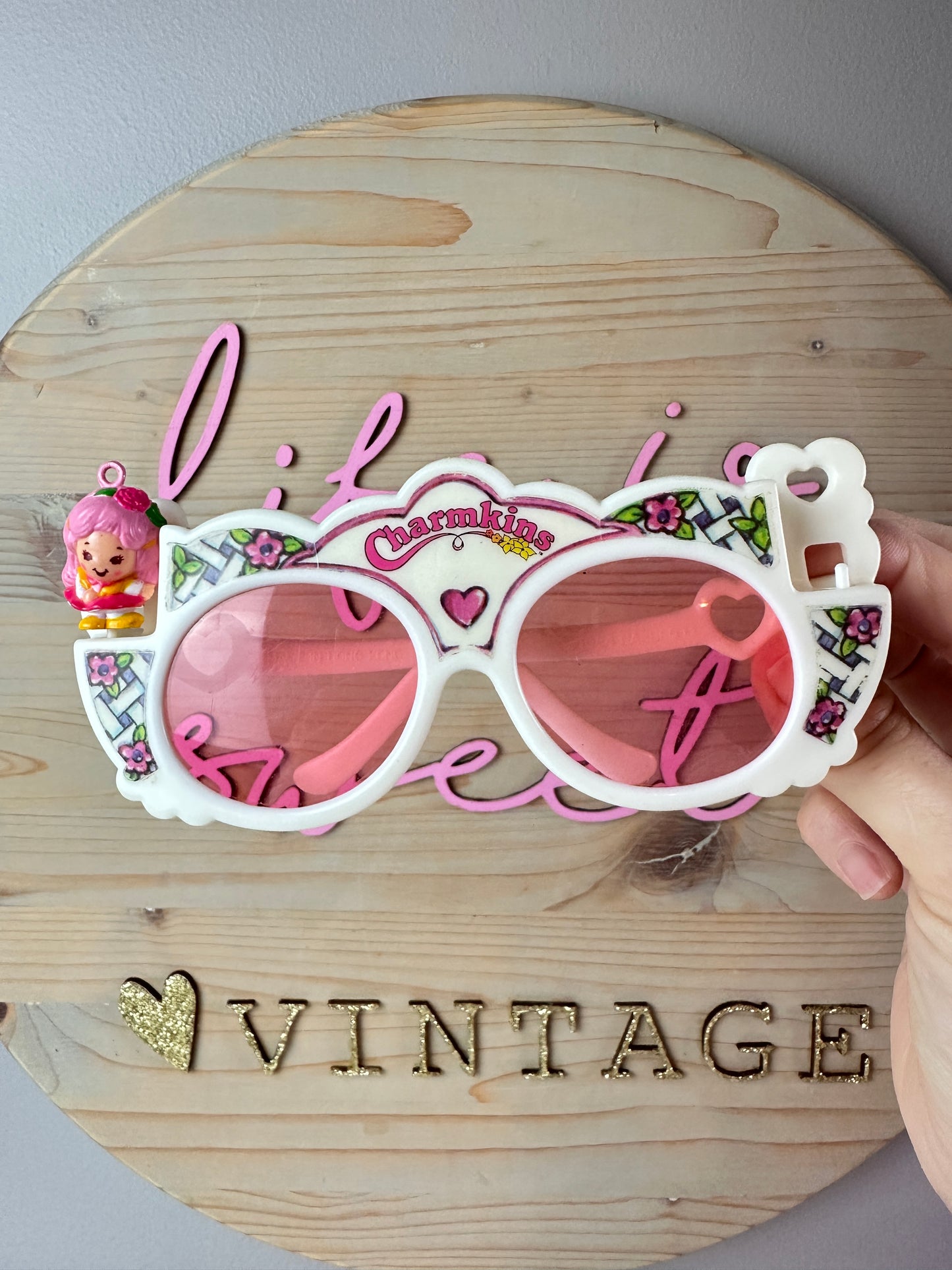 1980s Hasbro Charmkins Sunglasses with one Charmkin #2