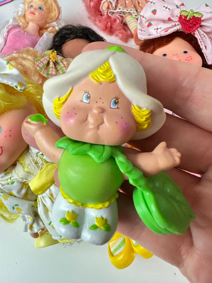 1985 Kenner Strawberry Shortcake COMPLETE Berrykin Doll Collection *Berry Vault*