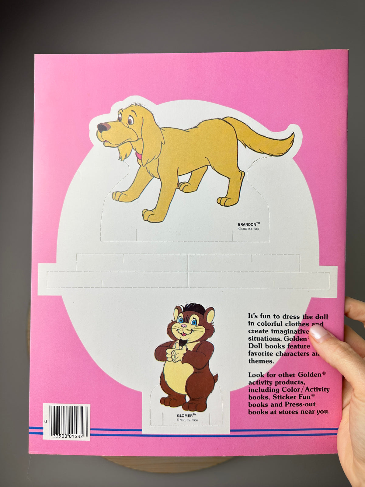 1986 Golden Punky Brewster Paperdoll Book Unused