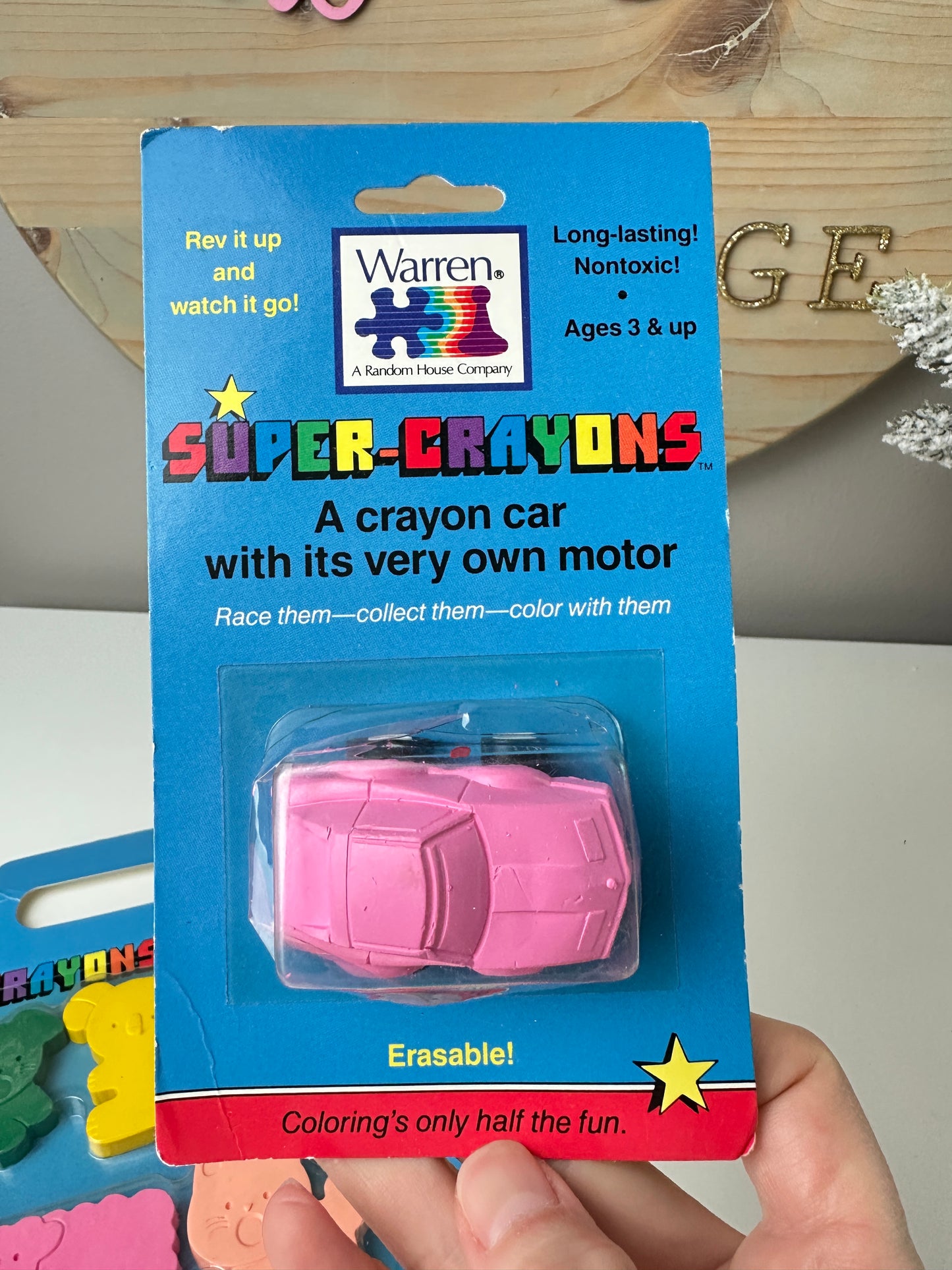1987 Warren Super Crayons MOC Unopened [Lot of 2]