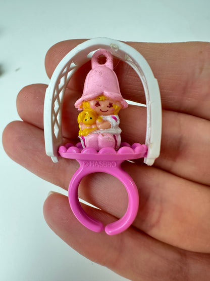 1980s Hasbro Charmkins Lil Tulip with Ring