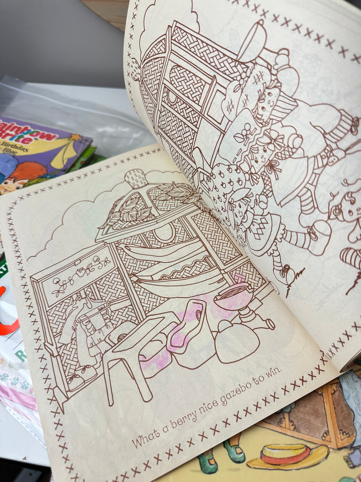 1980s AGC Strawberry Shortcake Coloring Book [Used]