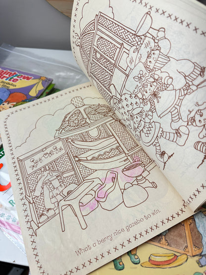 1980s AGC Strawberry Shortcake Coloring Book [Used]