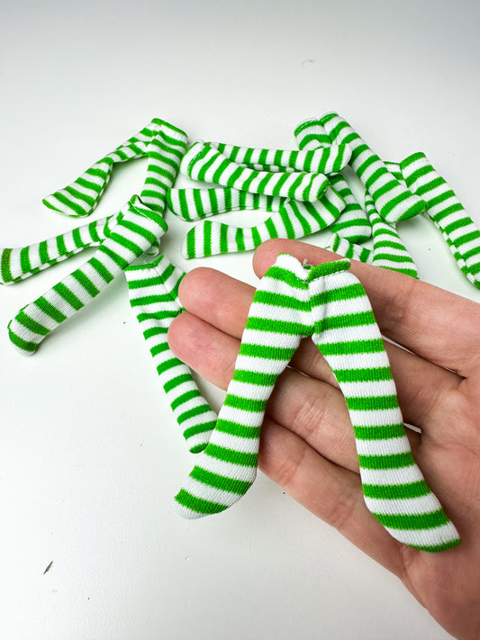 1980s Kenner Strawberry Shortcake Green & White Doll Tights [Sold Separately]