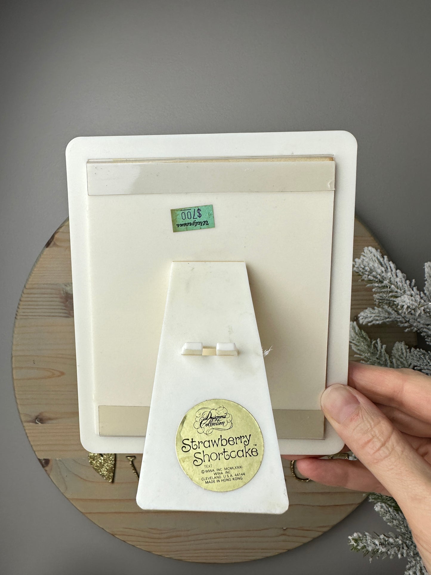 1980s Designer's Collection Strawberry Shortcake Picture Frame