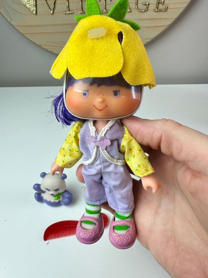 1983 Kenner Strawberry Shortcake Almond Tea with Marza Panda Doll