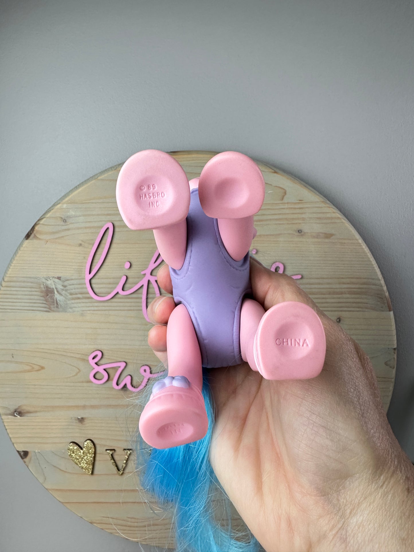 1989 Hasbro G1 My Little Pony Sweetsteps Ballerina Silky Slipper