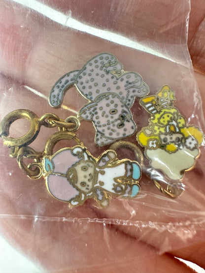 1980s Kenner Strawberry Shortcake Berry Points Charm Set of Three [Sealed] Promotional Mail-In Offer #1