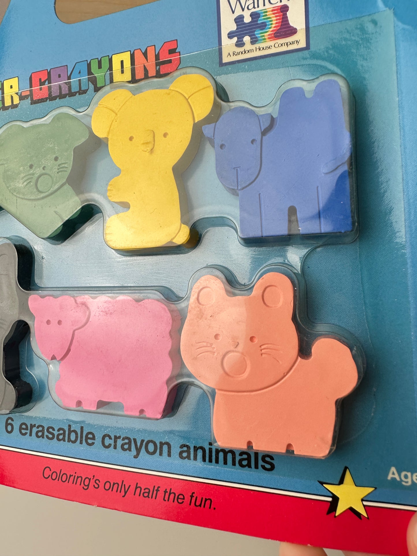 1987 Warren Super Crayons MOC Unopened [Lot of 2]