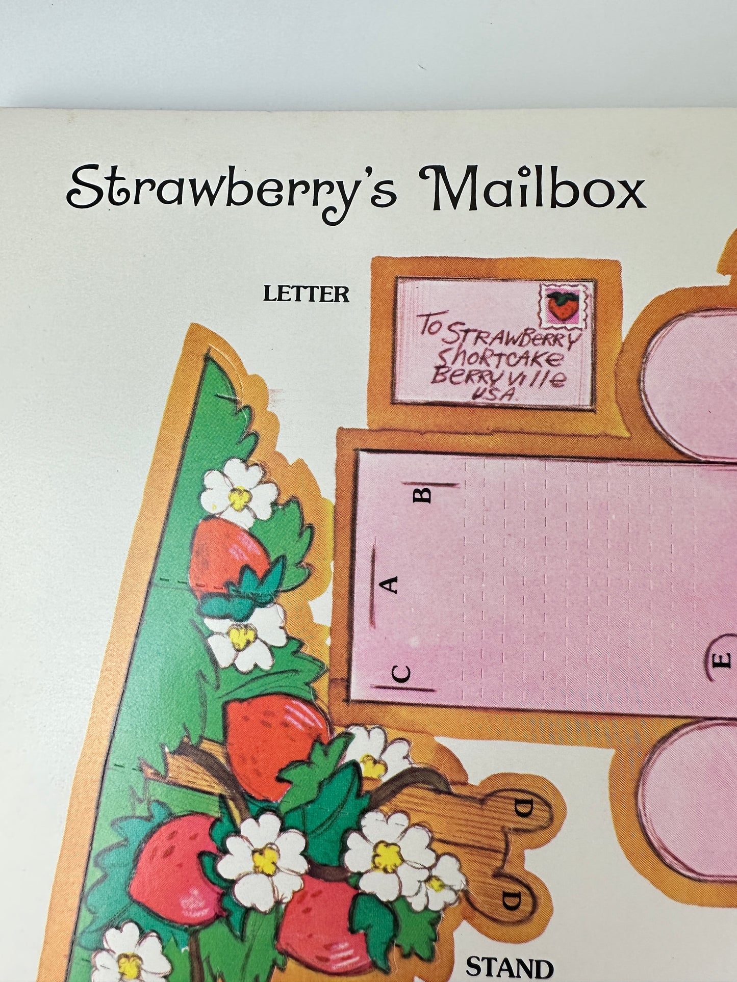 1980 Random House AGC Strawberry Shortcake Toy Book [Unused]