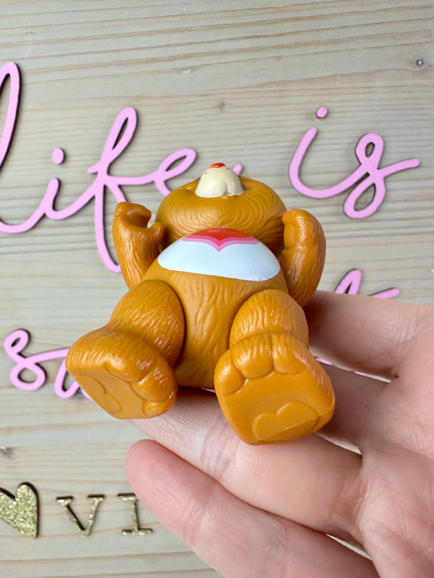 1980s Kenner Care Bear Tenderheart Poseable