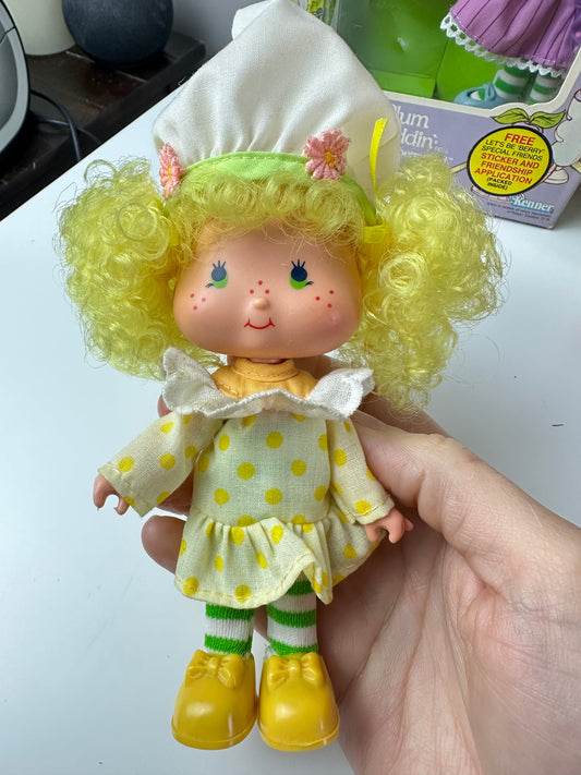 1980 Kenner Strawberry Shortcake Lemon Meringue First Release Doll with Box