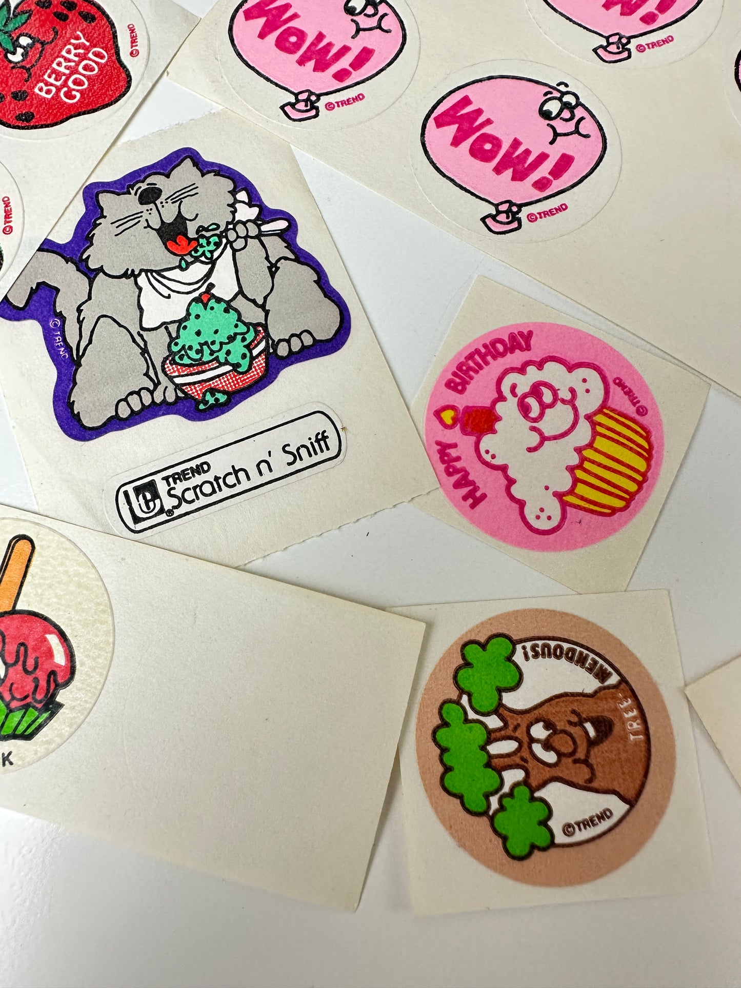 1980s Trend Scratch 'n Sniff Sticker Lot