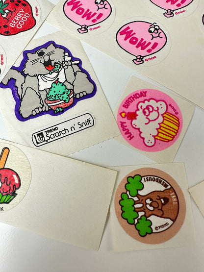 1980s Trend Scratch 'n Sniff Sticker Lot