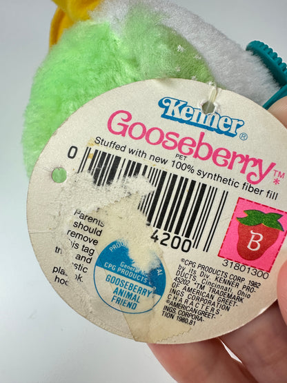1982 Kenner Strawberry Shortcake Gooseberry Plush with Tag