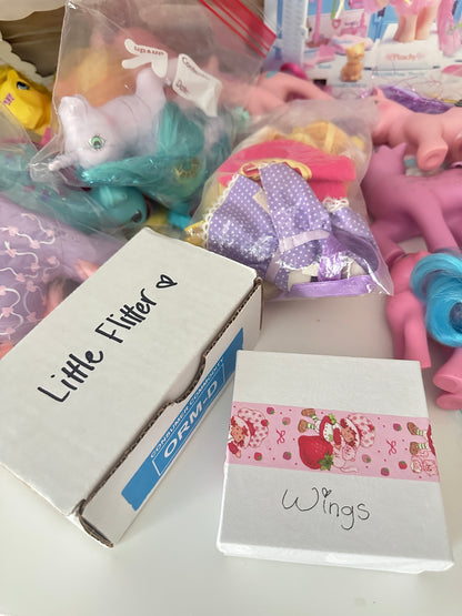 1980s G1 My Little Pony Lot with Accessories & Guide *Berry Vault*