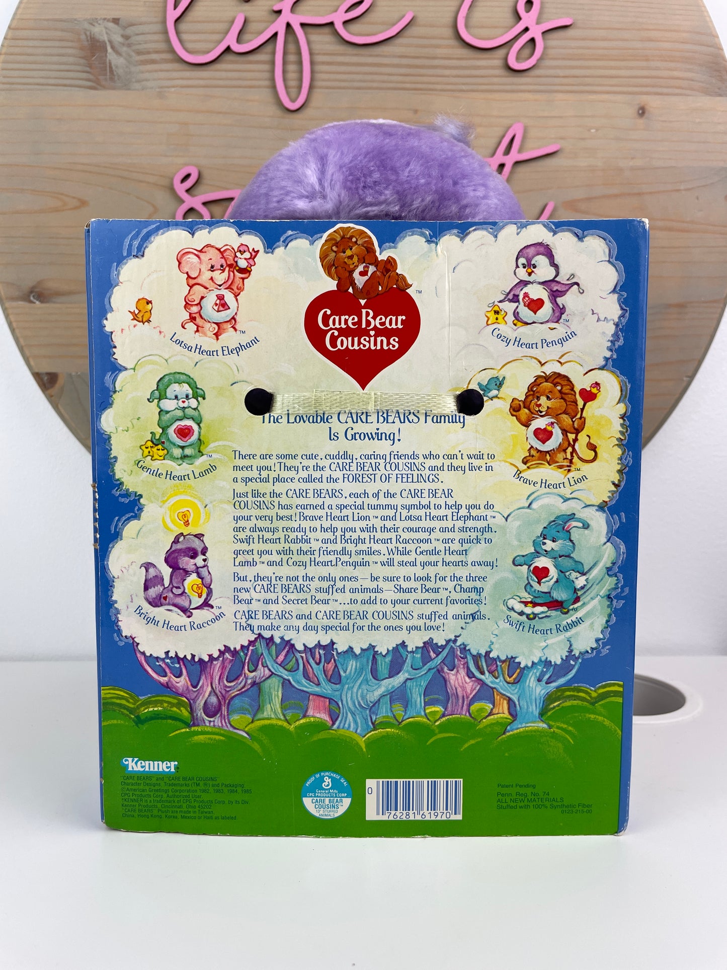 1984 American Greetings Kenner Care Bear Cousins Cozyheart Penguin NRFB